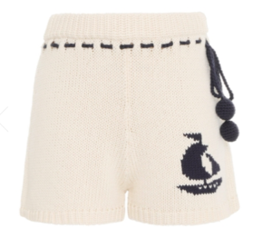 Zimmerman Knit Shorts Cream