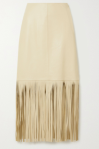 Net-a-porter fringe skirt