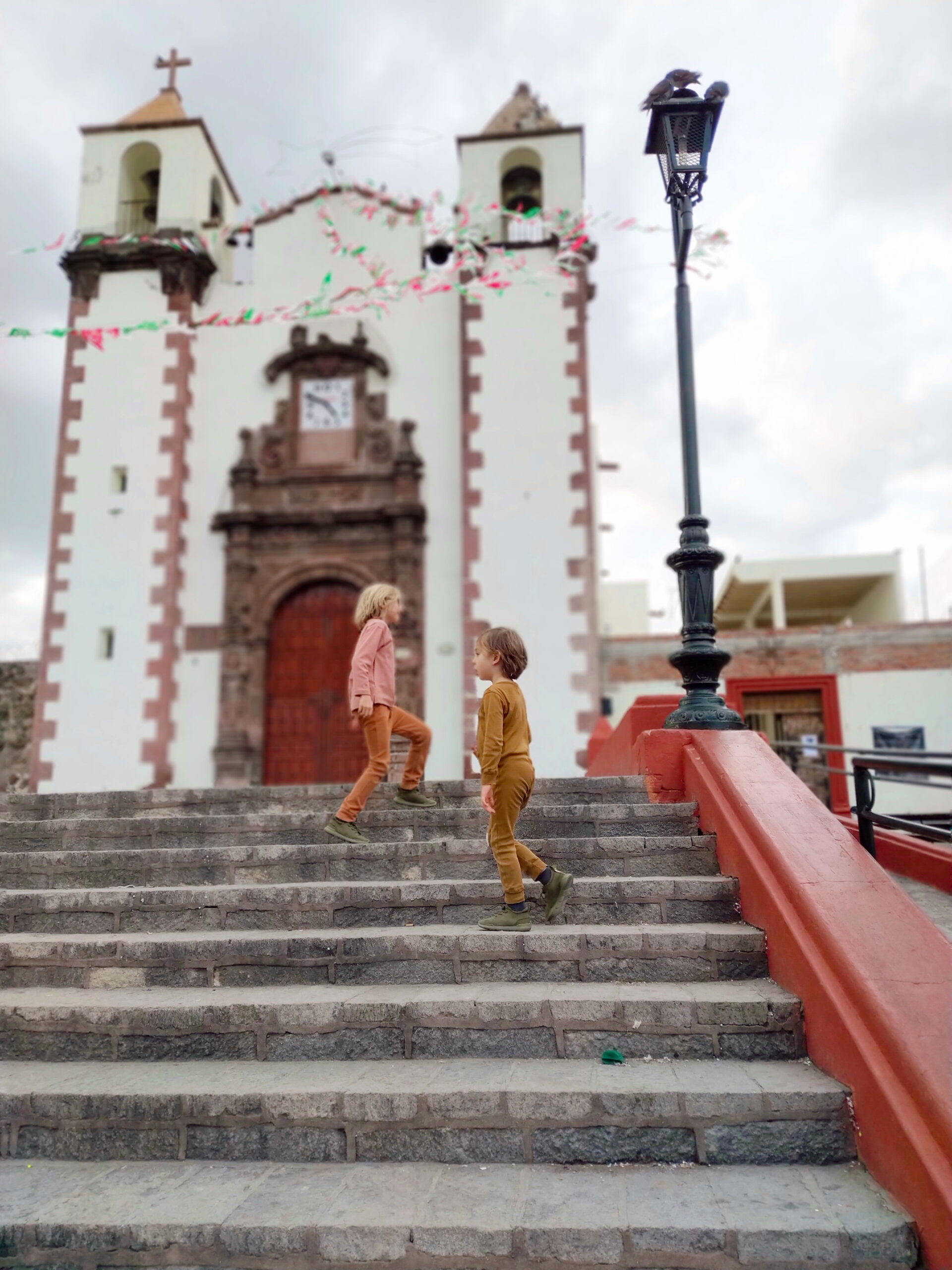 Church steps San Miguel